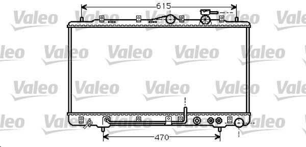 734261 VALEO Радиатор, охлаждение двигателя