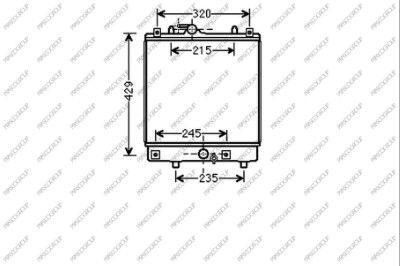 OP304R004 PRASCO Радиатор, охлаждение двигателя