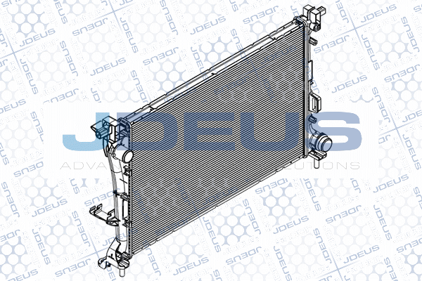 RA0111480 JDEUS Радиатор, охлаждение двигателя