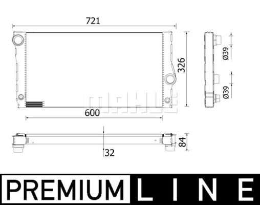 WG2184169 WILMINK GROUP Радиатор, охлаждение двигателя