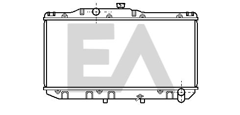 31R71047 EACLIMA Радиатор, охлаждение двигателя