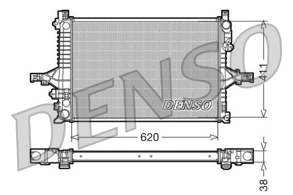 DRM33065 DENSO Радиатор, охлаждение двигателя