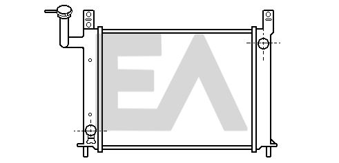 31R18030 EACLIMA Радиатор, охлаждение двигателя