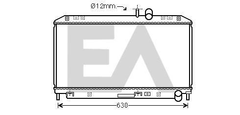 31R52115 EACLIMA Радиатор, охлаждение двигателя