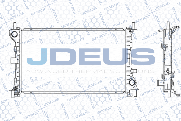 M012089A JDEUS Радиатор, охлаждение двигателя