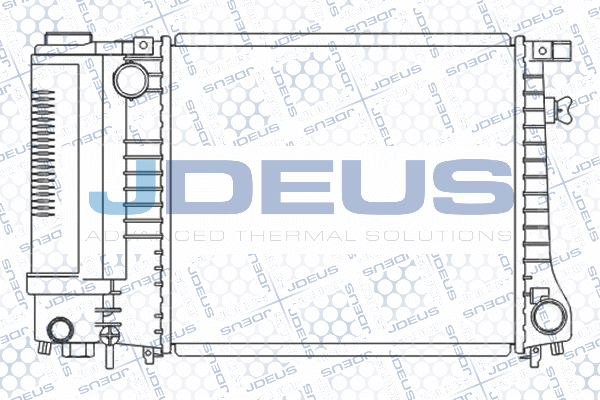 M005059A JDEUS Радиатор, охлаждение двигателя