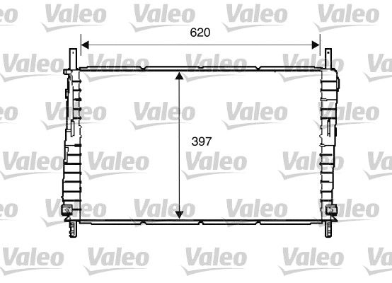 734287 VALEO Радиатор, охлаждение двигателя