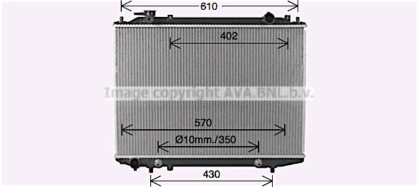 FD2664 PRASCO Радиатор, охлаждение двигателя