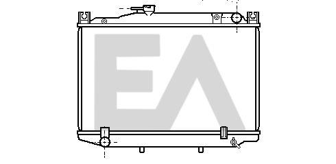 31R71020 EACLIMA Радиатор, охлаждение двигателя