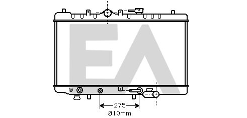 31R52040 EACLIMA Радиатор, охлаждение двигателя