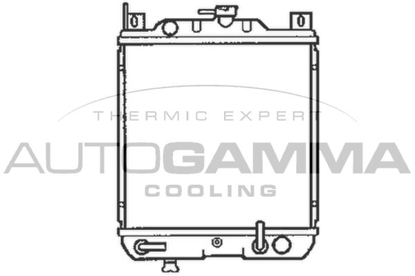 102338 AUTOGAMMA Радиатор, охлаждение двигателя