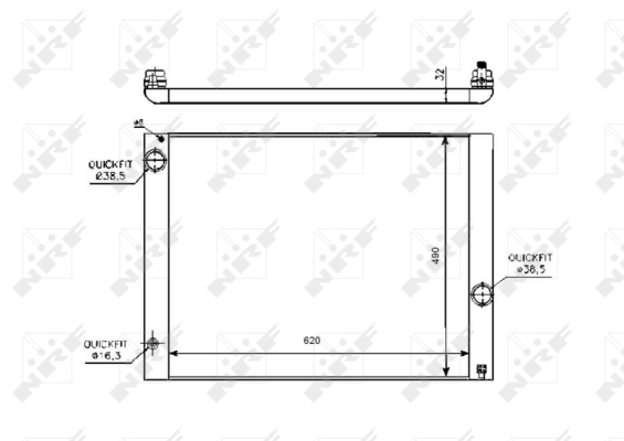 WG1722551 WILMINK GROUP Радиатор, охлаждение двигателя