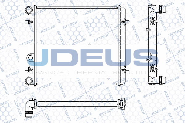 RA0300420 JDEUS Радиатор, охлаждение двигателя