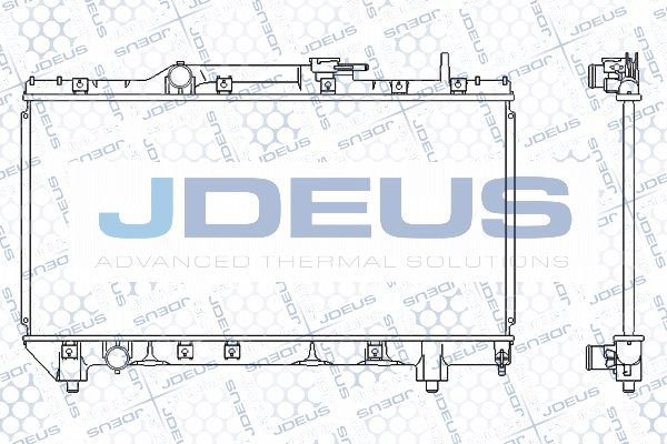 028N23 JDEUS Радиатор, охлаждение двигателя