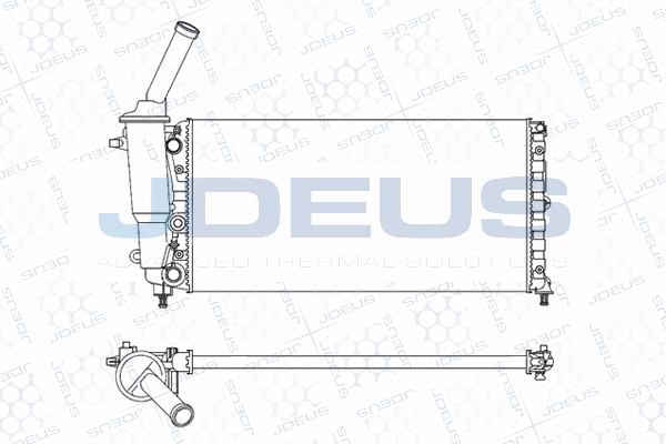 M0360100 JDEUS Радиатор, охлаждение двигателя