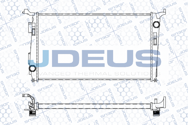 M0231390 JDEUS Радиатор, охлаждение двигателя