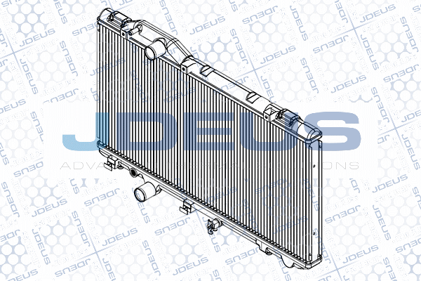 M0281100 JDEUS Радиатор, охлаждение двигателя