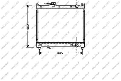 SZ048R001 PRASCO Радиатор, охлаждение двигателя