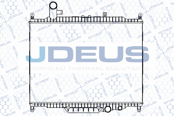 M002039A JDEUS Радиатор, охлаждение двигателя