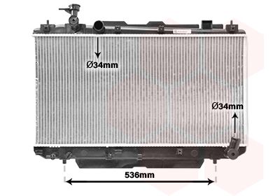 53002305 VAN WEZEL Радиатор, охлаждение двигателя