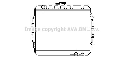 IS2003 AVA QUALITY COOLING Радиатор, охлаждение двигателя