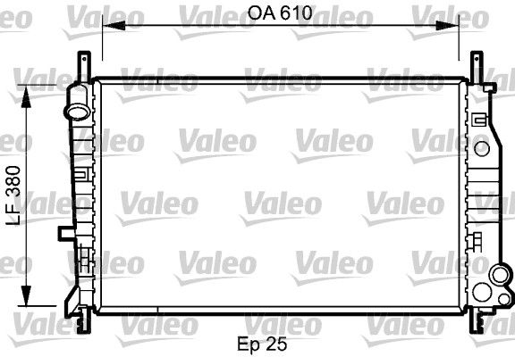 731724 VALEO Радиатор, охлаждение двигателя