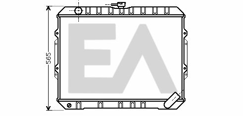 31R51093 EACLIMA Радиатор, охлаждение двигателя