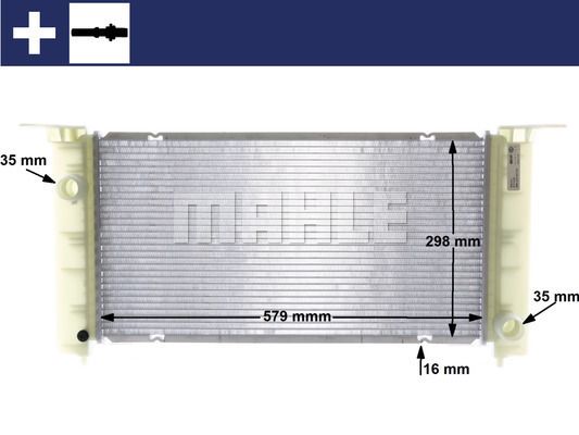 CR1449000S MAHLE Радиатор, охлаждение двигателя