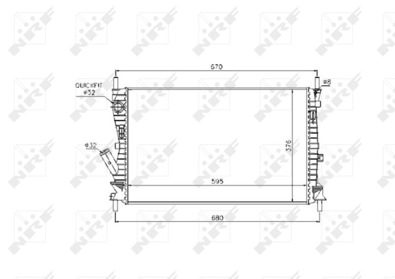 WG1722563 WILMINK GROUP Радиатор, охлаждение двигателя