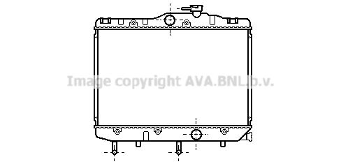 TO2109 AVA QUALITY COOLING Радиатор, охлаждение двигателя