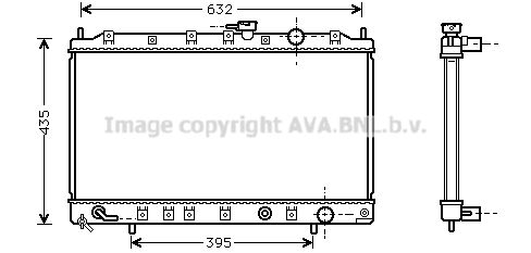 MT2129 AVA QUALITY COOLING Радиатор, охлаждение двигателя