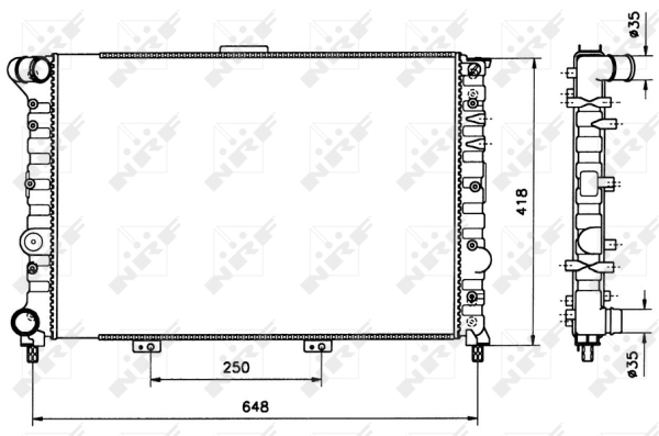 WG1723207 WILMINK GROUP Радиатор, охлаждение двигателя