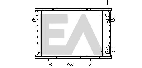 31R60028 EACLIMA Радиатор, охлаждение двигателя