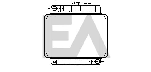 31R07009 EACLIMA Радиатор, охлаждение двигателя