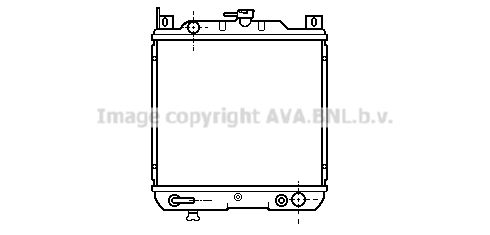 SZ2021 AVA QUALITY COOLING Радиатор, охлаждение двигателя