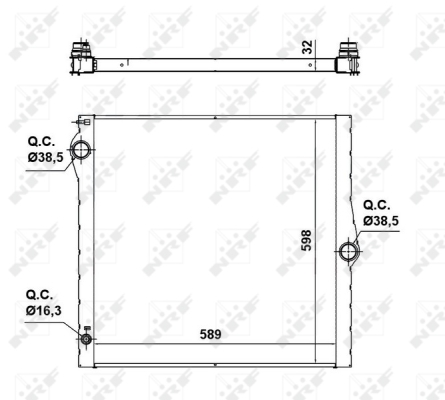 WG1721136 WILMINK GROUP Радиатор, охлаждение двигателя