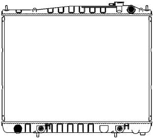32511003 SAKURA Automotive Радиатор, охлаждение двигателя