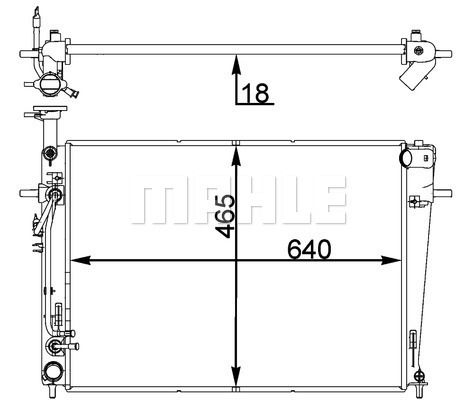 WG2182594 WILMINK GROUP Радиатор, охлаждение двигателя