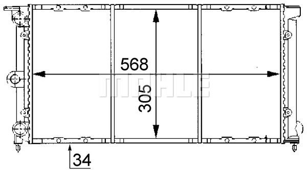 WG2183951 WILMINK GROUP Радиатор, охлаждение двигателя