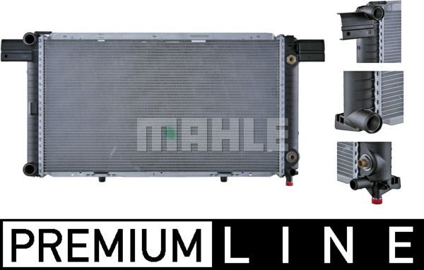 CR260000P MAHLE Радиатор, охлаждение двигателя