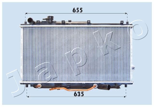 RDA333007 JAPKO Радиатор, охлаждение двигателя