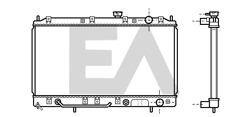 31R51067 EACLIMA Радиатор, охлаждение двигателя