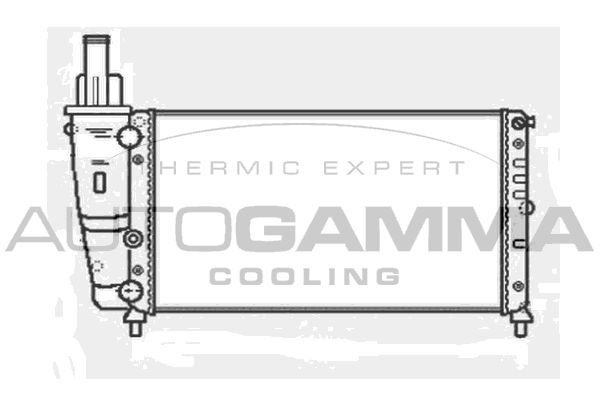 103915 AUTOGAMMA Радиатор, охлаждение двигателя