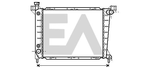 31R22067 EACLIMA Радиатор, охлаждение двигателя