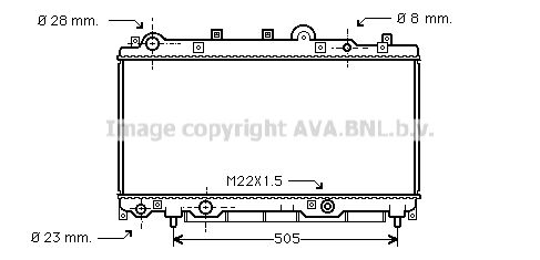 FTA2181 PRASCO Радиатор, охлаждение двигателя