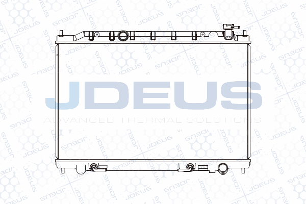 M0190930 JDEUS Радиатор, охлаждение двигателя