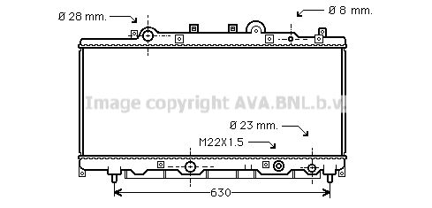 FT2199 PRASCO Радиатор, охлаждение двигателя