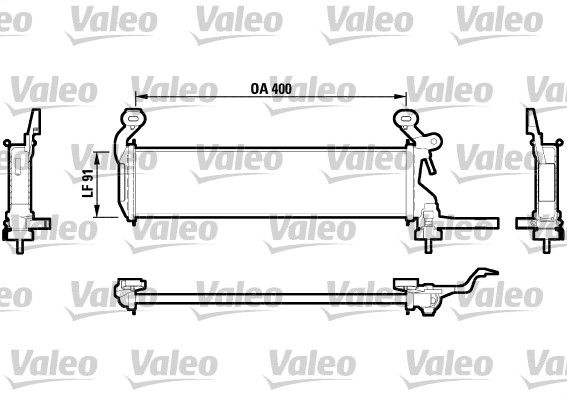 732604 VALEO Радиатор, охлаждение двигателя