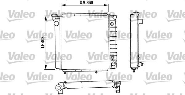 810934 VALEO Радиатор, охлаждение двигателя