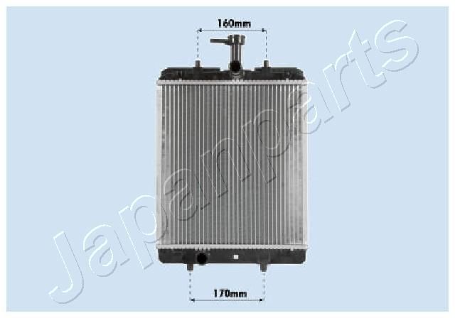 RDA033068 JAPANPARTS Радиатор, охлаждение двигателя